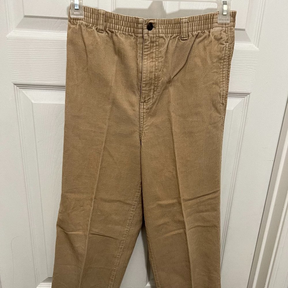 Talbots Big Girls Tan Corduroy Pants.